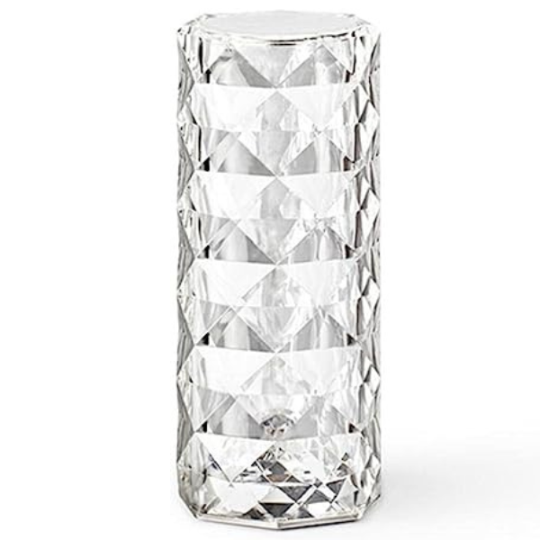 Abajur de Cristal RGB Iluminação Decorativa Moderna