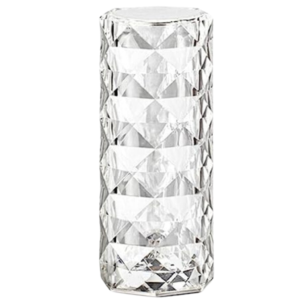 Abajur de Cristal RGB Iluminação Decorativa Moderna