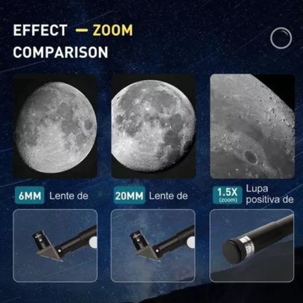 Telescópio Astronômico de Alta Ampliação