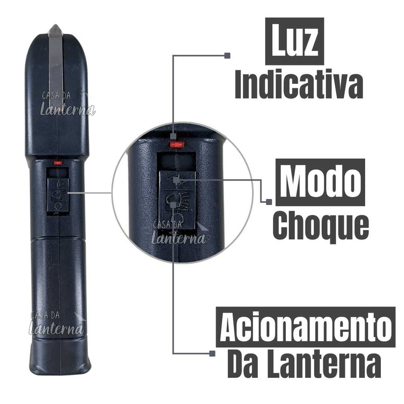Máquina Taser 928 Type C com Lanterna Led