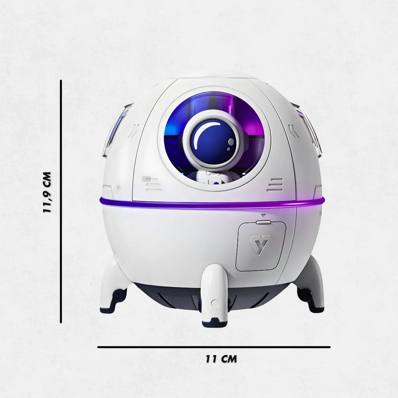 Umidificador Espacial com Astronauta Space Capsule