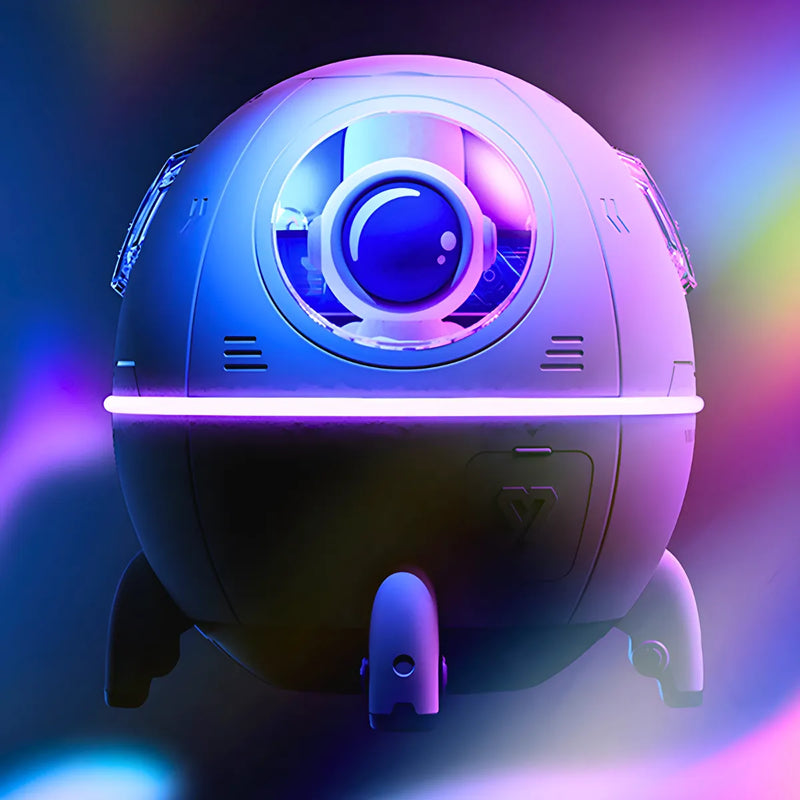 Umidificador Espacial com Astronauta Space Capsule