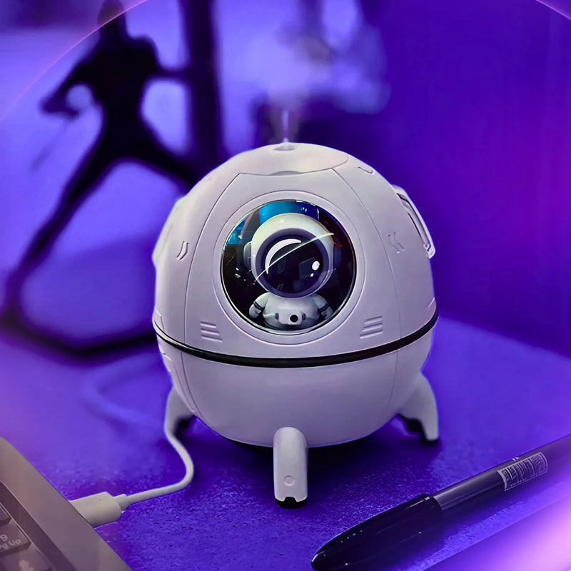 Umidificador Espacial com Astronauta Space Capsule