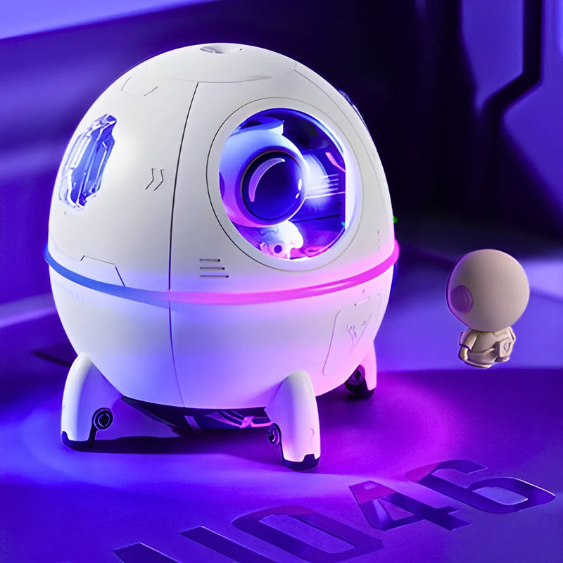 Umidificador Espacial com Astronauta Space Capsule
