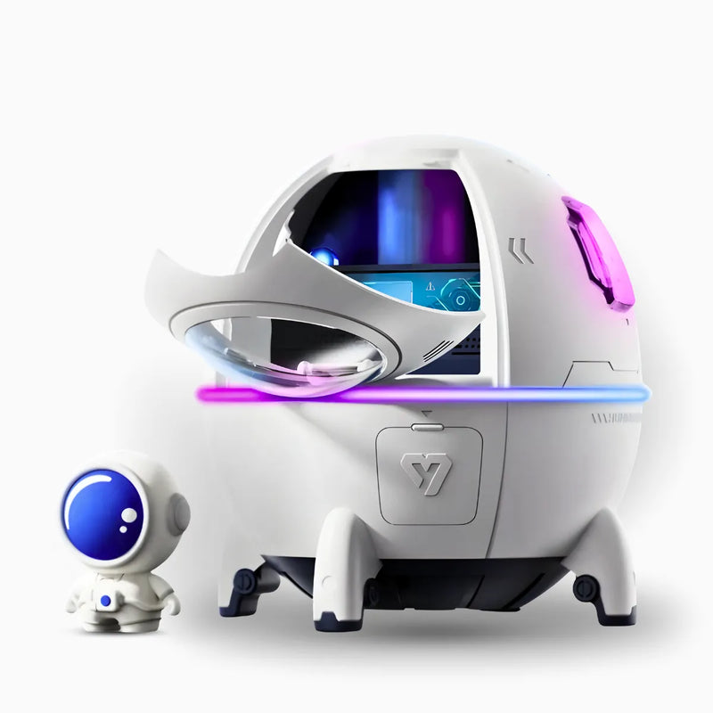 Umidificador Espacial com Astronauta Space Capsule