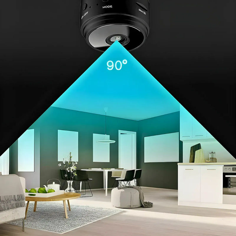 Mini Câmera de Segurança Wi-Fi A9 com Visão Noturna