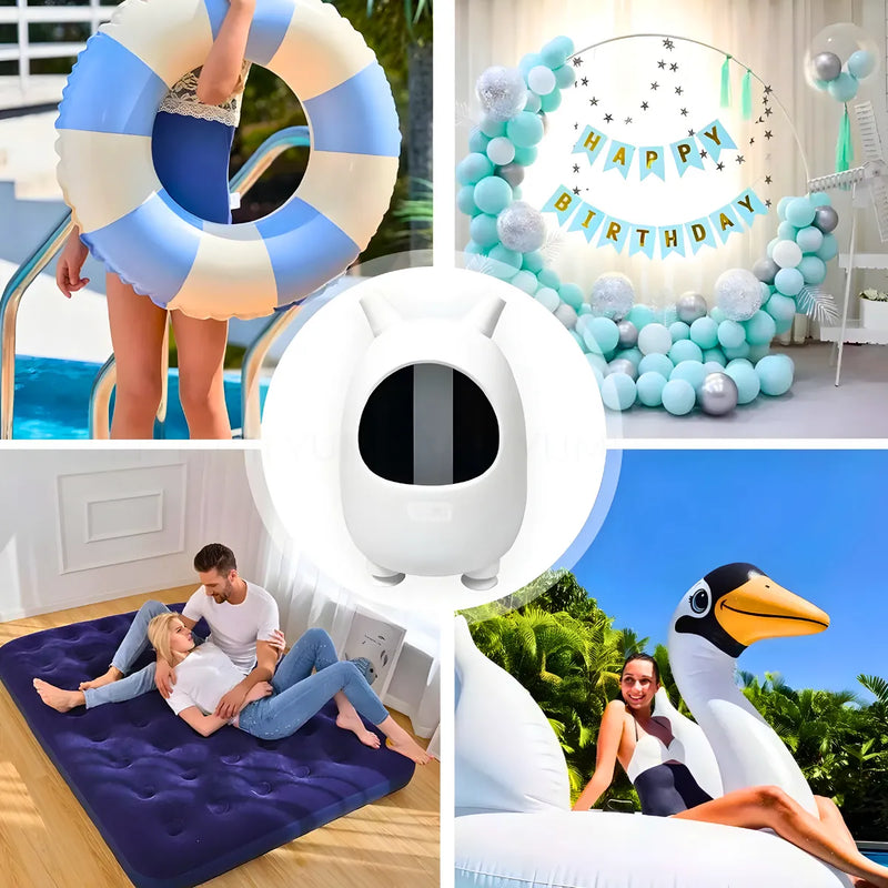 Compressor Balão Elétrico 600W | Inflador Festa Rápido