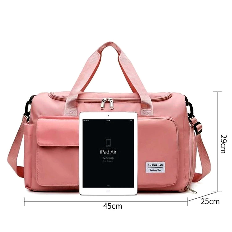 Bolsa Mala Feminina Academia Esportiva Rosa