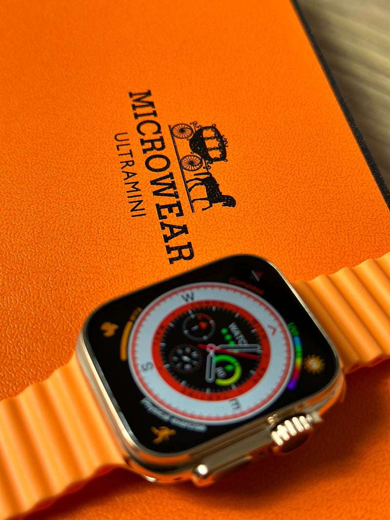 Relógio Smartwatch W69 Ultra 45mm com NFC, Monitor de Saúde e Pulseira Extra