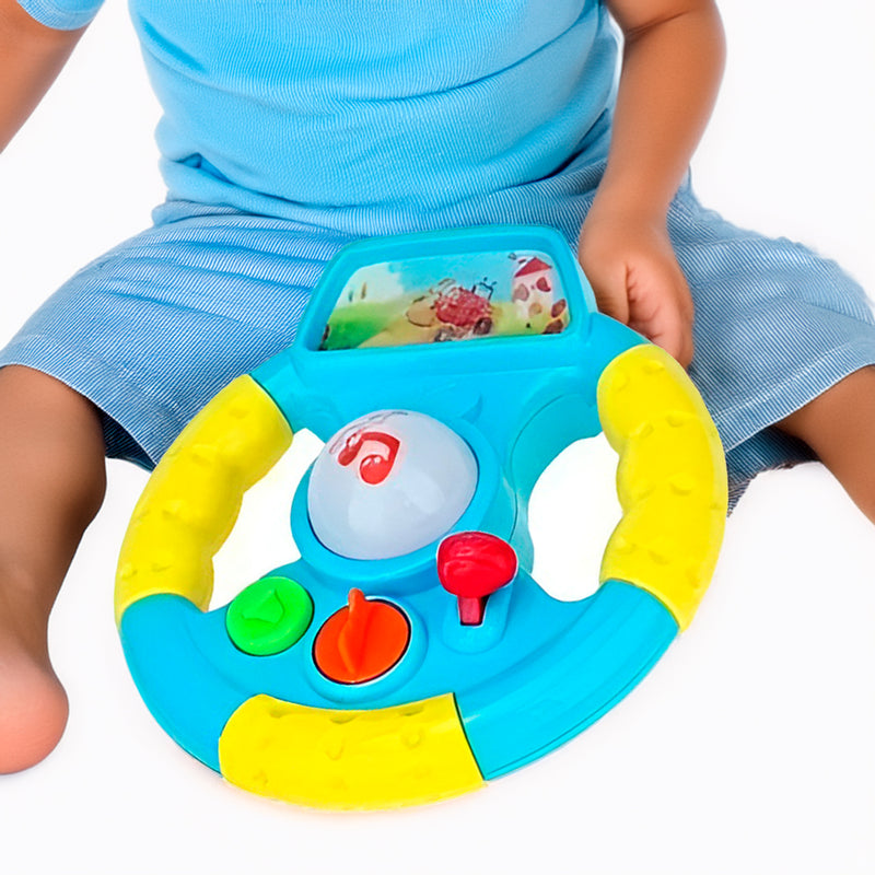 Volante Infantil Interativo Musical Educativo com Luz