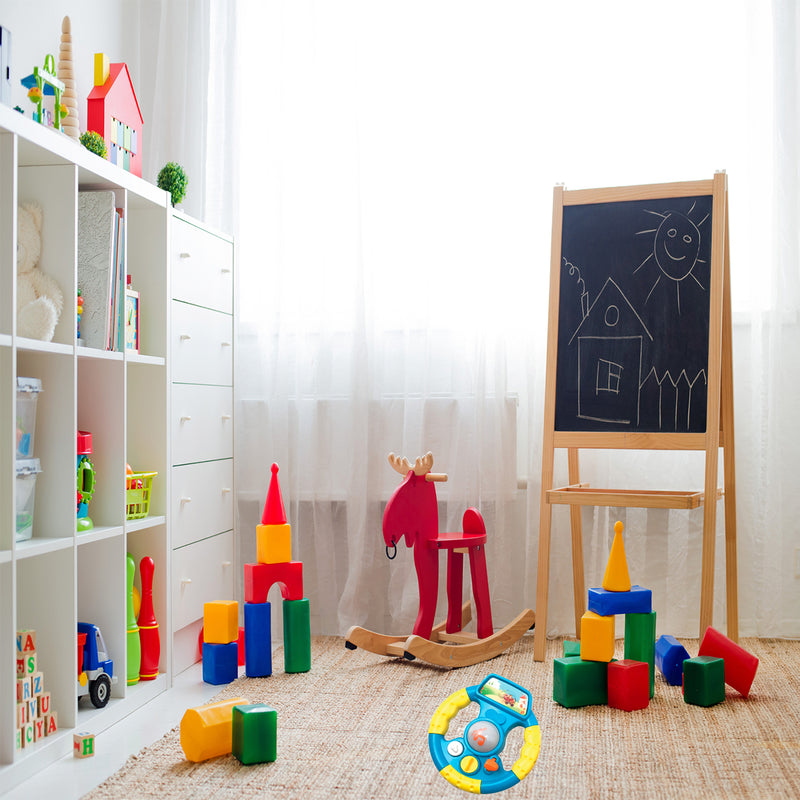 Volante Infantil Interativo Musical Educativo com Luz
