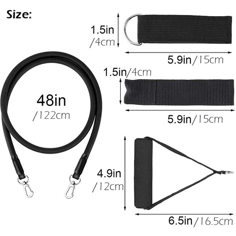 Kit Extensor Elástico 11 Peças – Treine em Casa com Qualidade
