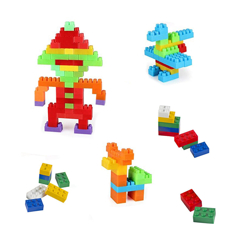 Brinquedo De Montar Interativo Plastico Blocos Infantil Coloridos
