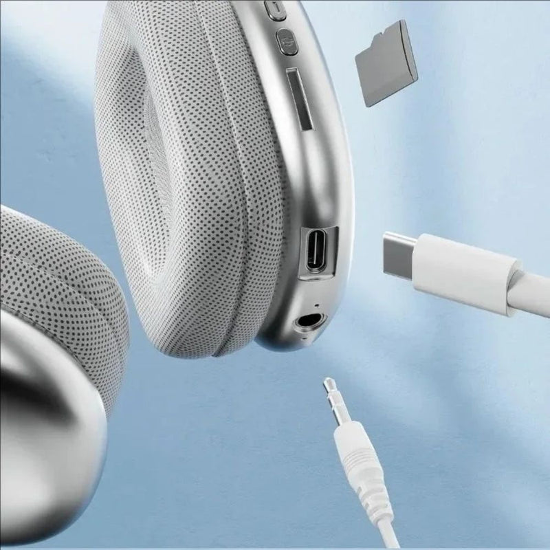 Fone de Ouvido Bluetooth P9 com microfone Headphone