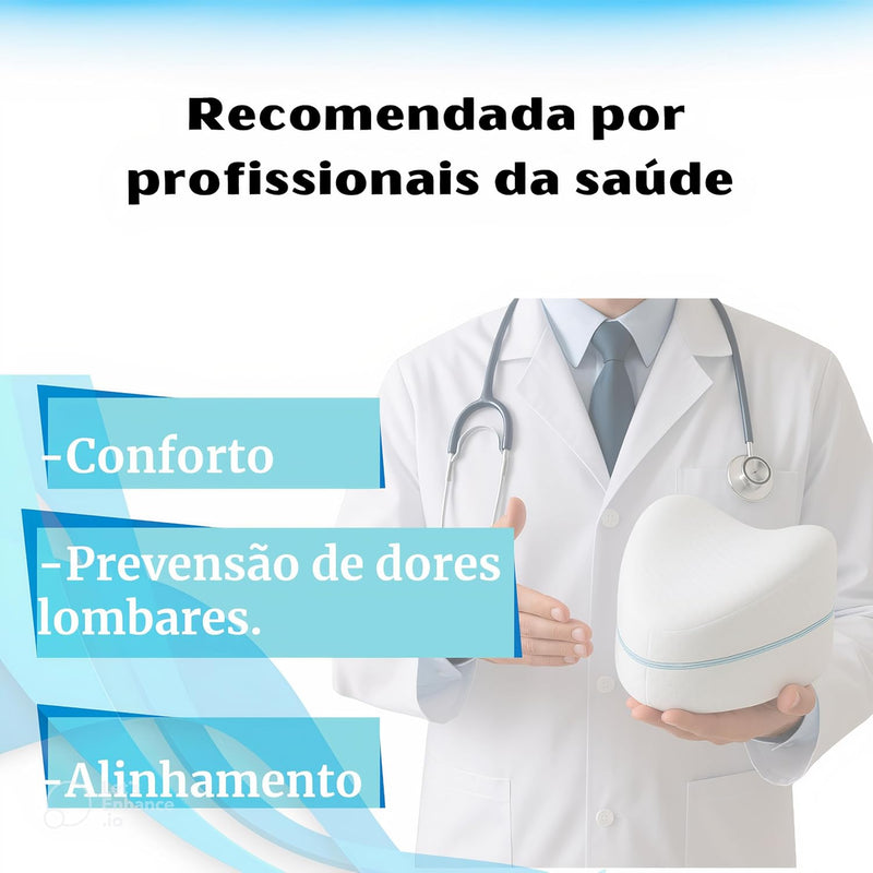 Almofada Ortopédica em Gel para Dor na Coluna