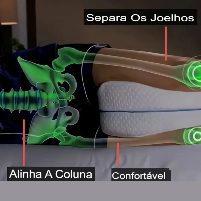Almofada Ortopédica em Gel para Dor na Coluna