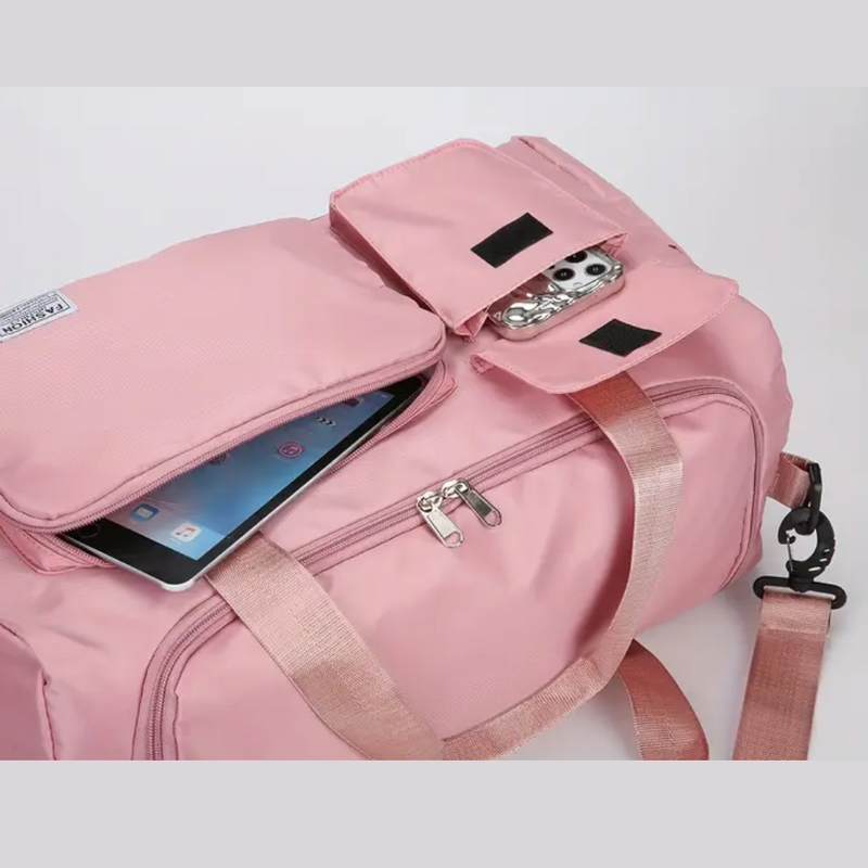 Bolsa Mala Feminina Academia Esportiva Rosa