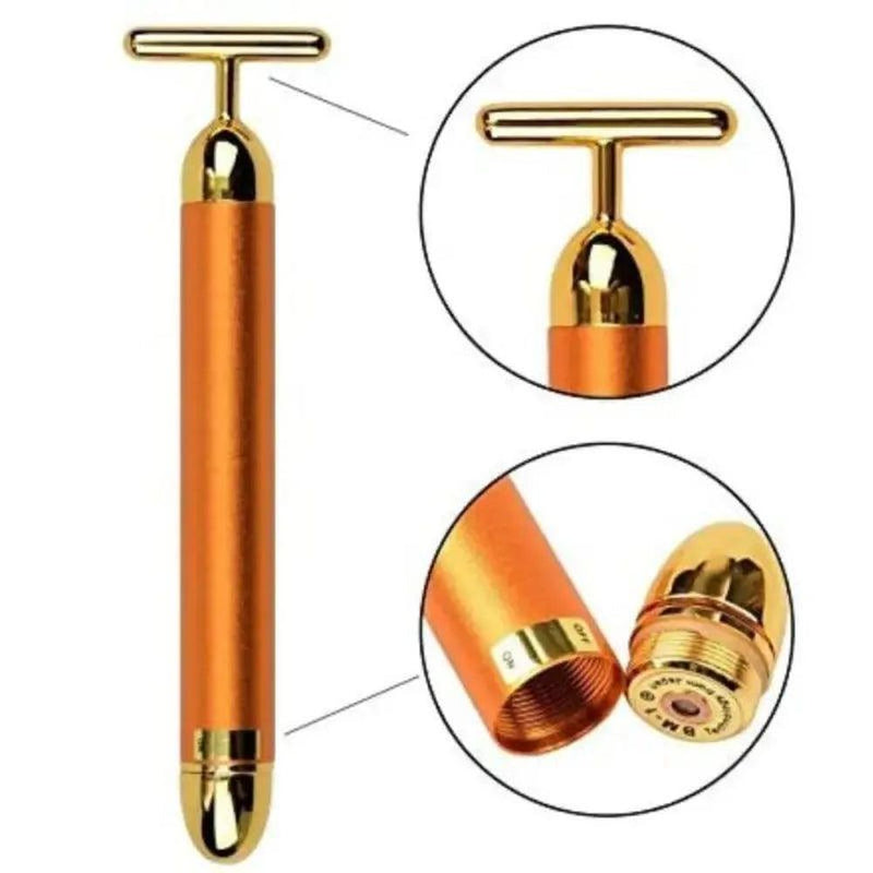 Massageador Facial Elétrico Portátil Gold