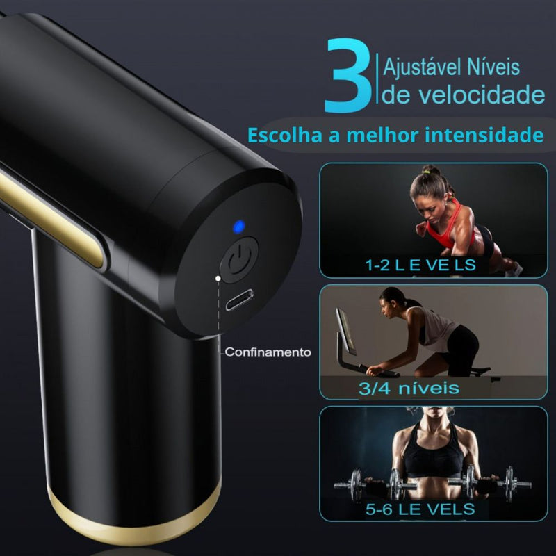 Pistola Massageadora Profissional - Relax Max