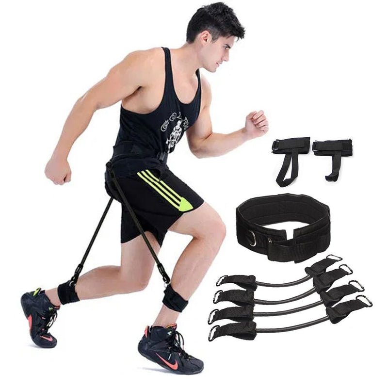 Corrida com elástico de resistência ajustável	