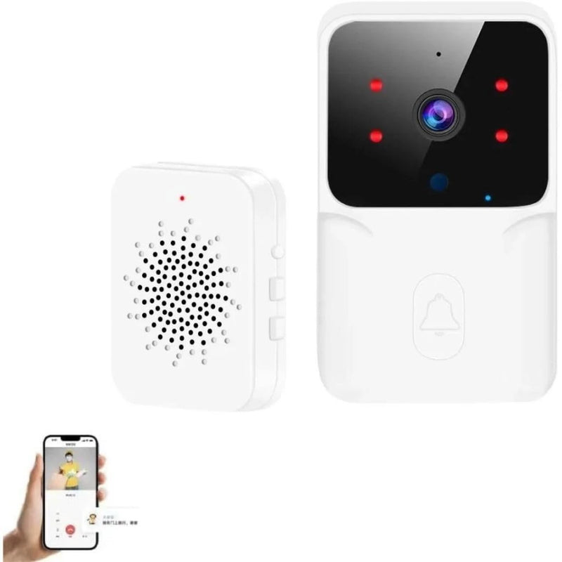 Campainha com Câmera HD 24h – Wi-Fi Visão Noturna