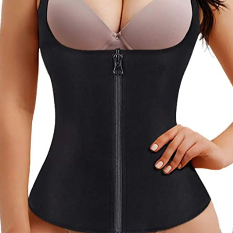 Camiseta Regata Efeito Sauna com Zíper – Tamanho G / GG