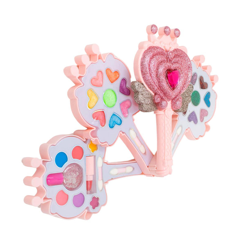 Kit Estojo Paleta De Maquiagem Lavável Infantil