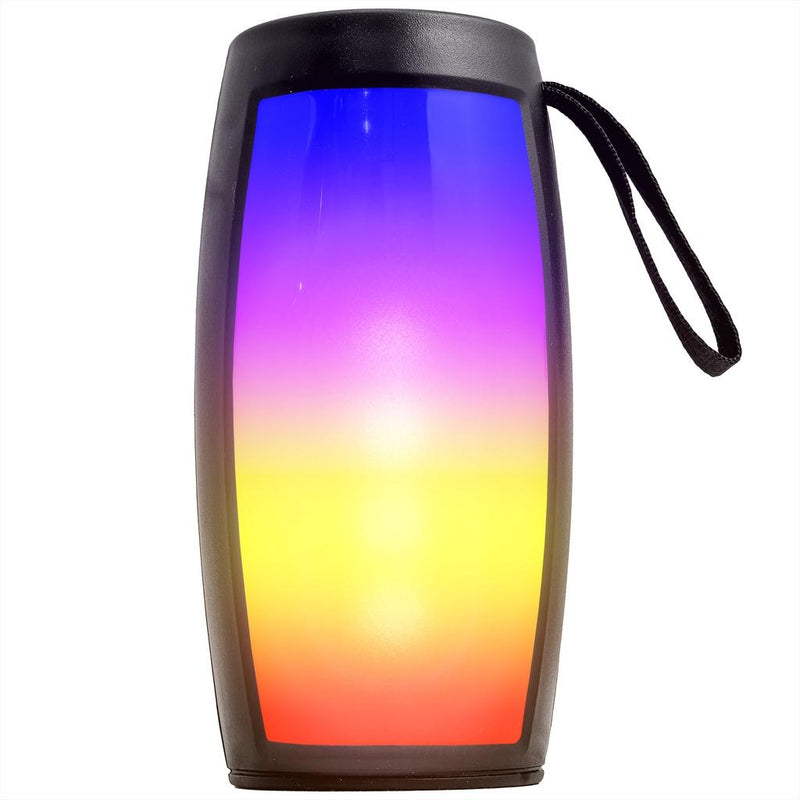 Caixinha de Som Portátil Bass Amplificado Bluetooth LED RGB