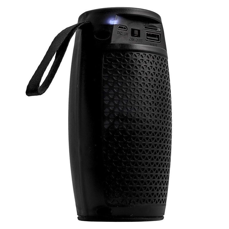 Caixinha de Som Portátil Bass Amplificado Bluetooth LED RGB