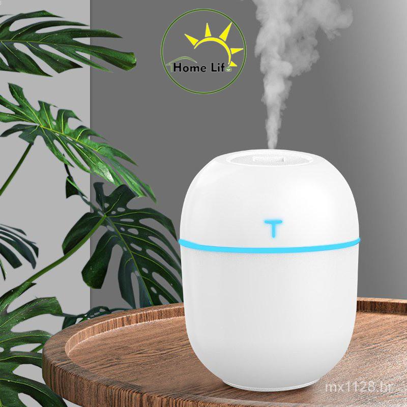 Umidificador Aromatizador 220ml Luz Led