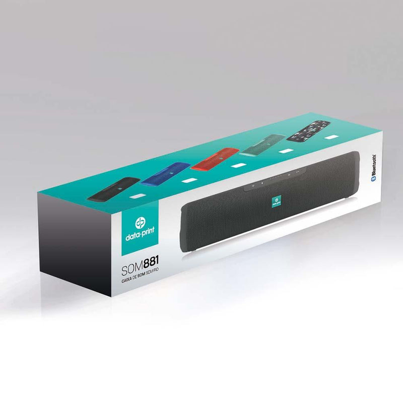 Caixa de som Bluetooth DataPrint SOM881 sound bar