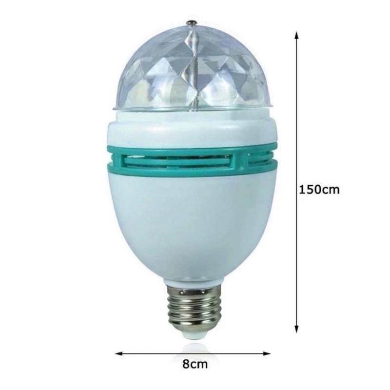 Lâmpada Giratória RGB com Tomada – Luz Colorida