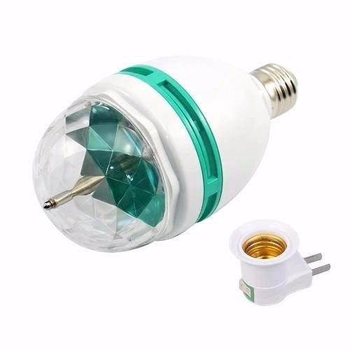 Lâmpada Giratória RGB com Tomada – Luz Colorida
