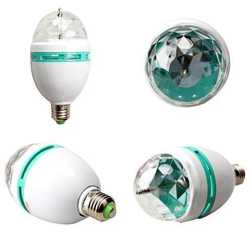Lâmpada Giratória RGB com Tomada – Luz Colorida