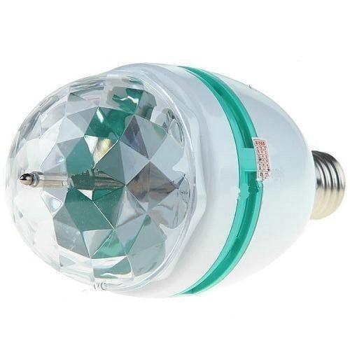 Lâmpada Giratória RGB com Tomada – Luz Colorida