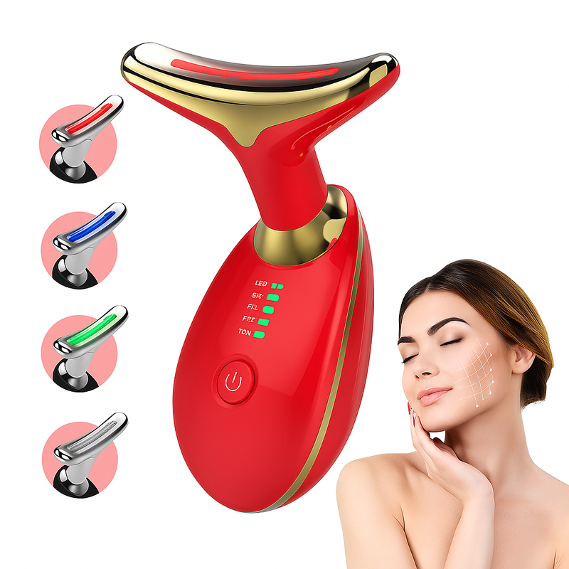 Aparelho Tratamento Massageador Facial Led Lift Fototerapia
