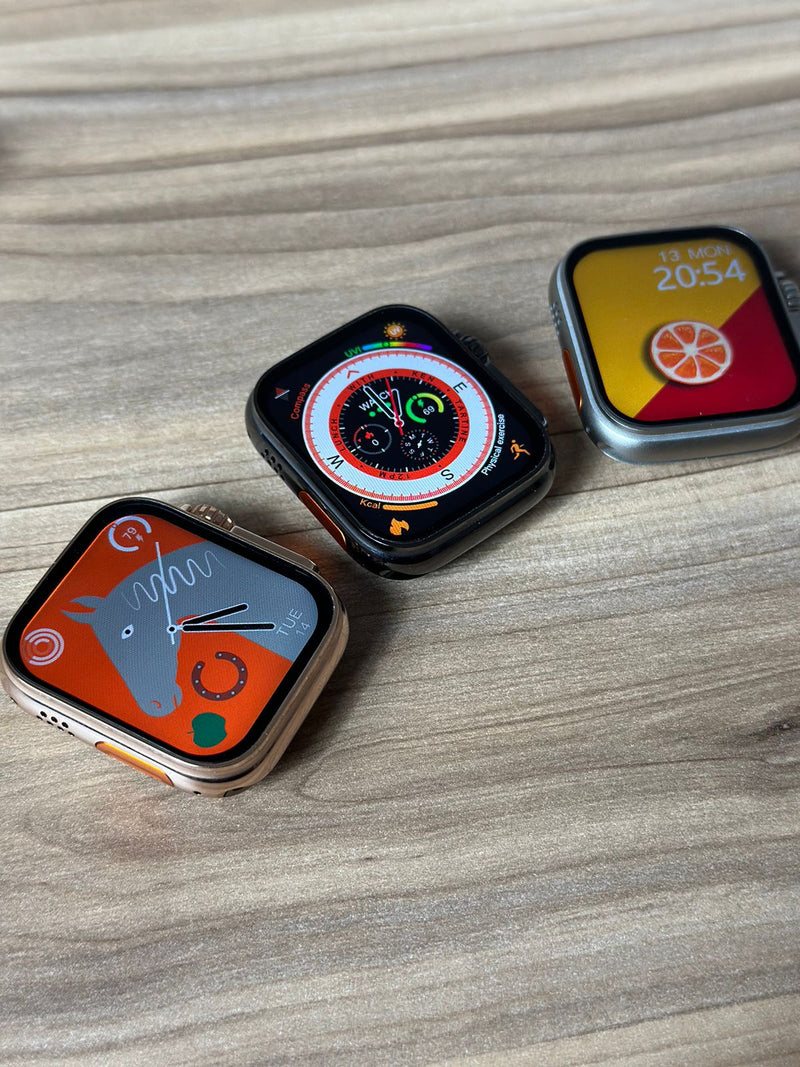 Relógio Smartwatch W69 Ultra 45mm com NFC, Monitor de Saúde e Pulseira Extra