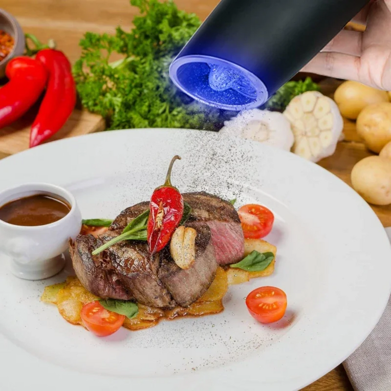 Moedor de Sal e Pimenta Elétrico com Sensor