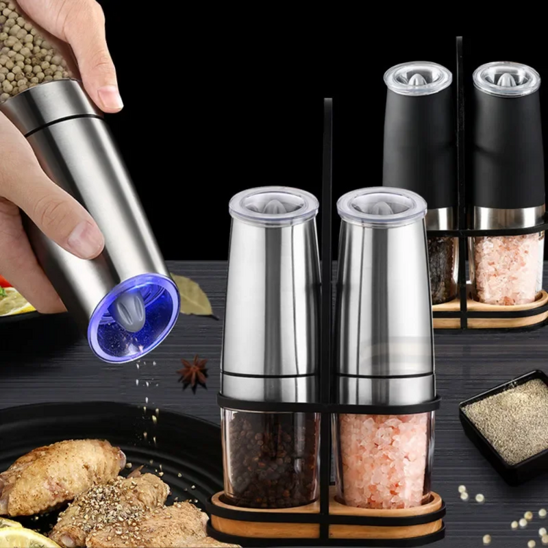 Moedor de Sal e Pimenta Elétrico com Sensor