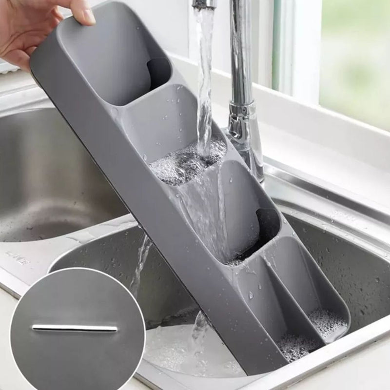 Organizador de Talheres Compacto Para Gaveta