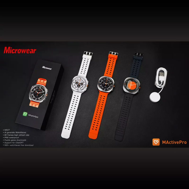 Smartwatch Microwear MA27 Ultra AMOLED com ChatGPT