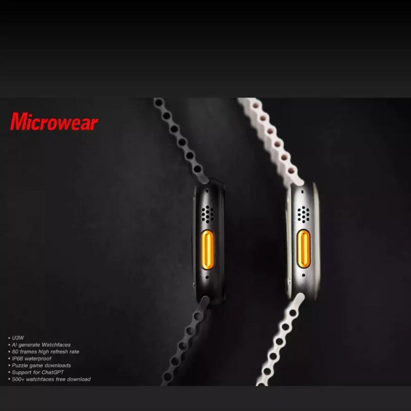 Smartwatch Microwear U3W Ultra 49mm Série 10 1GB