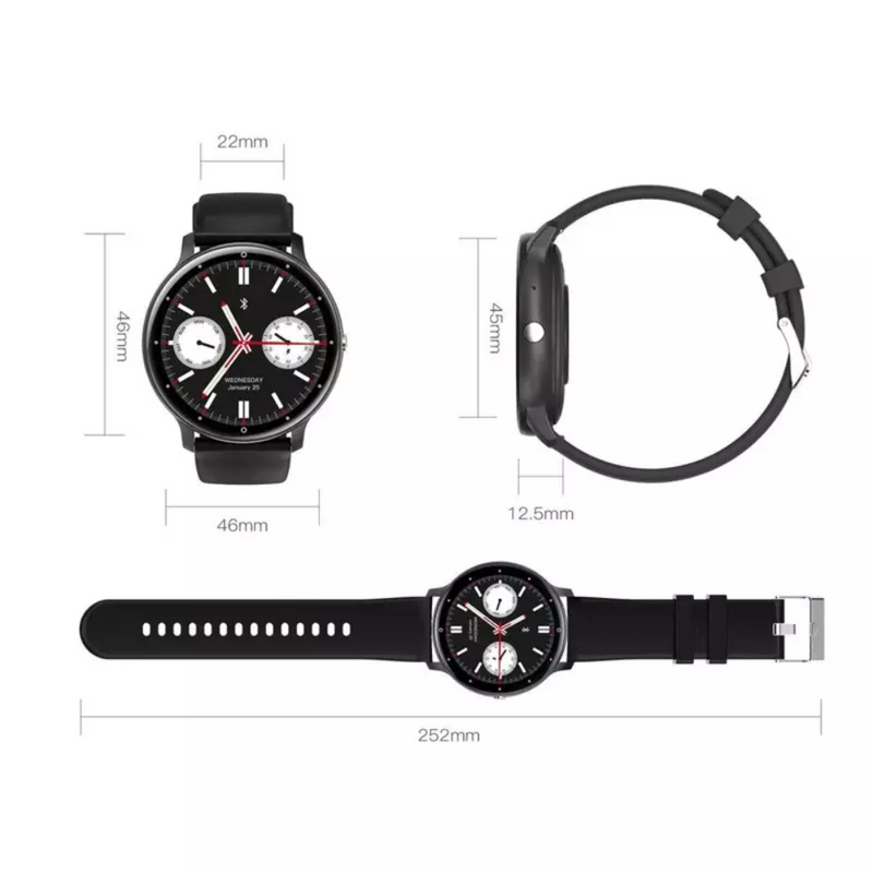 Smartwatch Peje ZW02 Pro A Prova D'água Amoled Pulseira Extra
