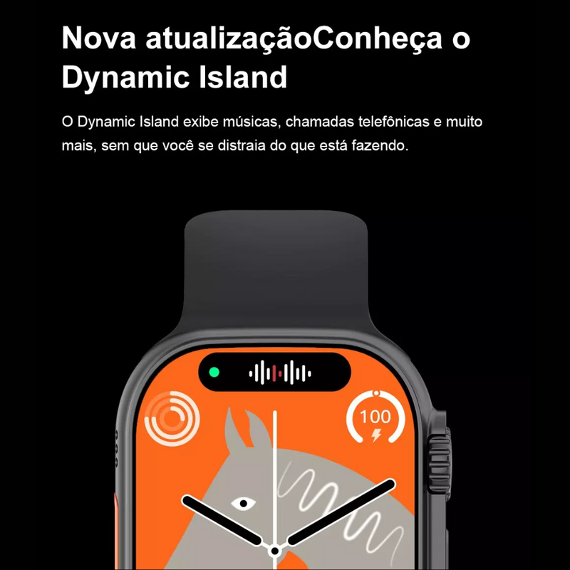 Smartwatch W69 Ultra 49mm com Memória 1GB