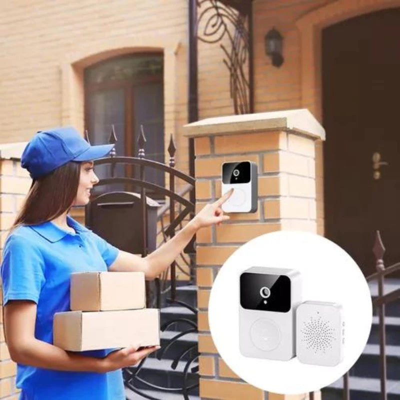 Campainha com Câmera HD 24h – Wi-Fi Visão Noturna